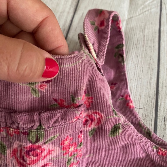 Jojo Maman Bebe floral corduroy overalls - Picture 4 of 5